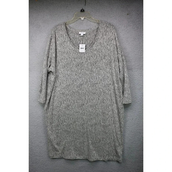 J. Jill-Pure Jill Linen Blend Sweater Dress-Size Large-New w/Tags-3/4 Sleeves - Picture 1 of 7